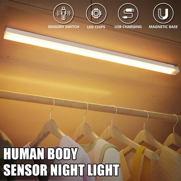 Lampe LED Intelligente avec Capteur Magnétique pour Corps Humain🔥Achetez 5 obtenez 2 gratuits