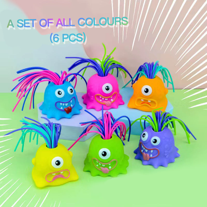 👾Monstre à tirer les cheveux - Jouets pour réduire le stress et l'anxiété🎁