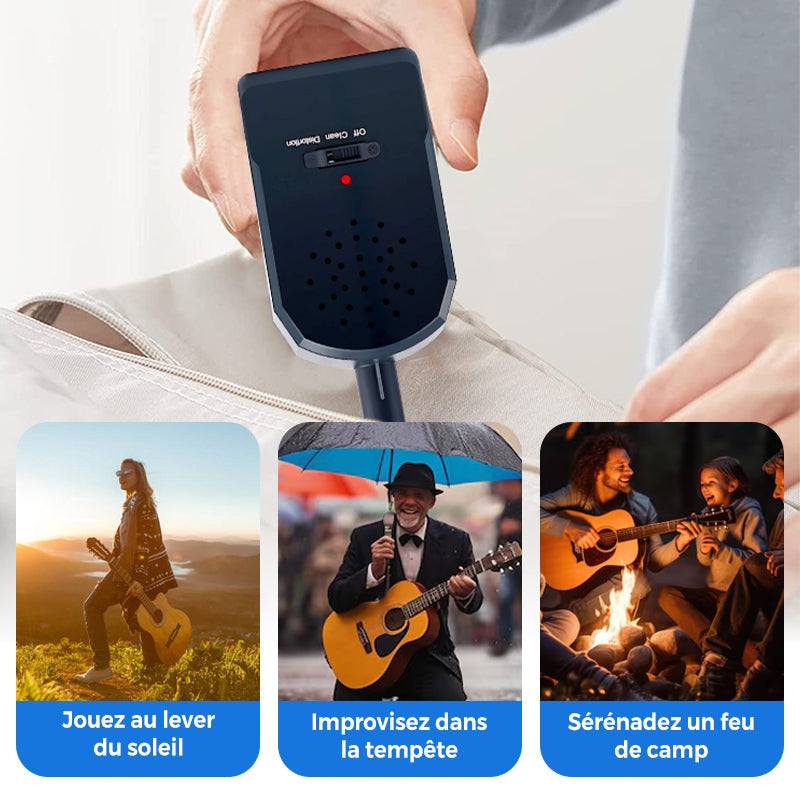🔥 Mini Guitar Amp Pro 🎸 30W Son HD 🔊 20H d'Autonomie 🔋 Prêt pour le Busking 🌆 ACHETEZ PLUS, ÉCONOMISEZ PLUS ! 🎁