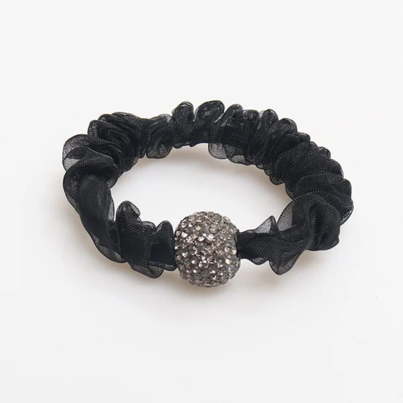🌟Élégants élastiques à cheveux en maille strass💕