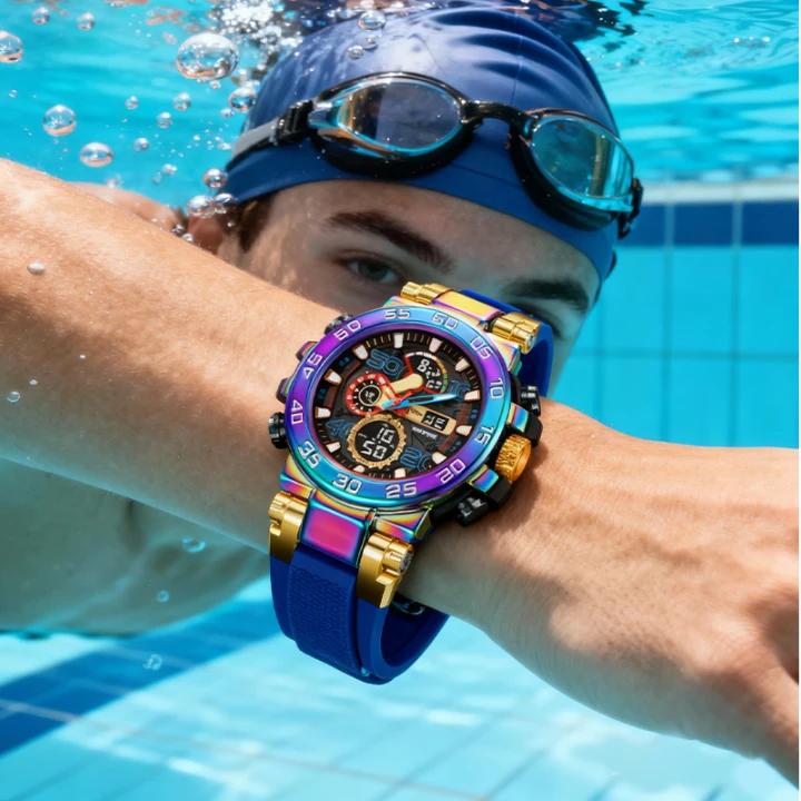 ⌚ 50 % DE RÉDUCTION ! ✨ Montre LED multifonctionnelle - Écran numérique étanche, 7 modes sportifs avec surveillance du sommeil 🌟🔋