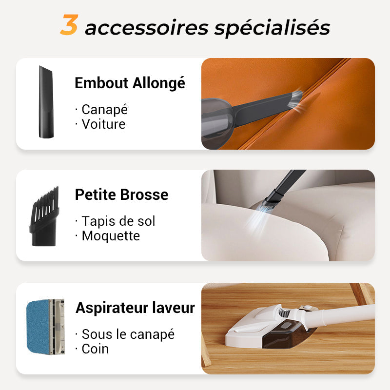 💥VENTE CHOC 2025💥 Aspirateur Balai Sans Fil Main📢📢54% DE RÉDUCTION !!!✨