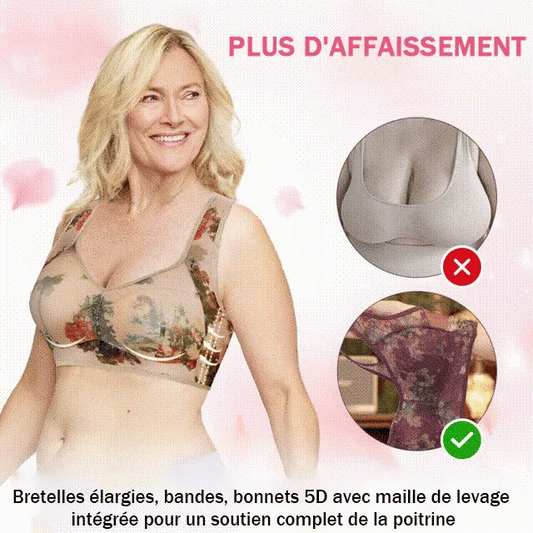 🎁Dernier jour-Achetez 1 Gratuit 1😍Soutien-gorge confort rafraîchissant en dentelle de soie glacée