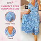 👗 50% DE RÉDUCTION ! 💃 Robe Longue à Col en V Imprimée – Coupe Élégante, Tissu Confortable & Style Polyvalent ✨