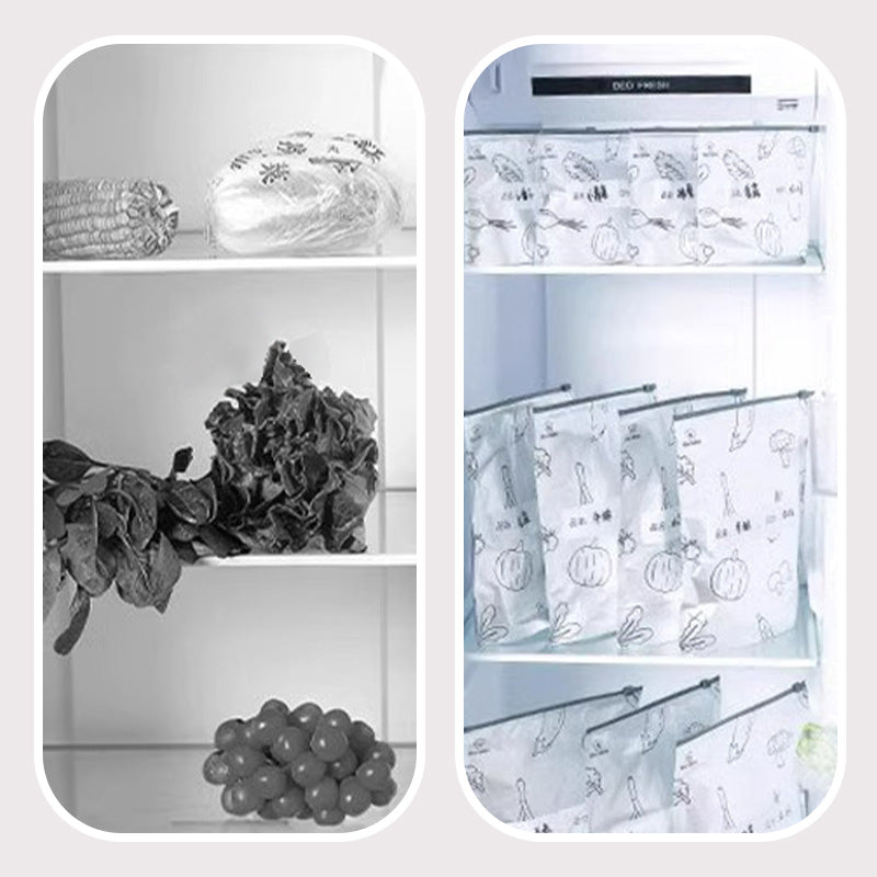 🥦 ACHETEZ 3 - RECEVEZ 2 GRATUITS ! ✨ Sacs de Conservation Aluminium Réutilisables - Garde les Aliments Frais Plus Longtemps, Écologiques et Lavables 🌱📦