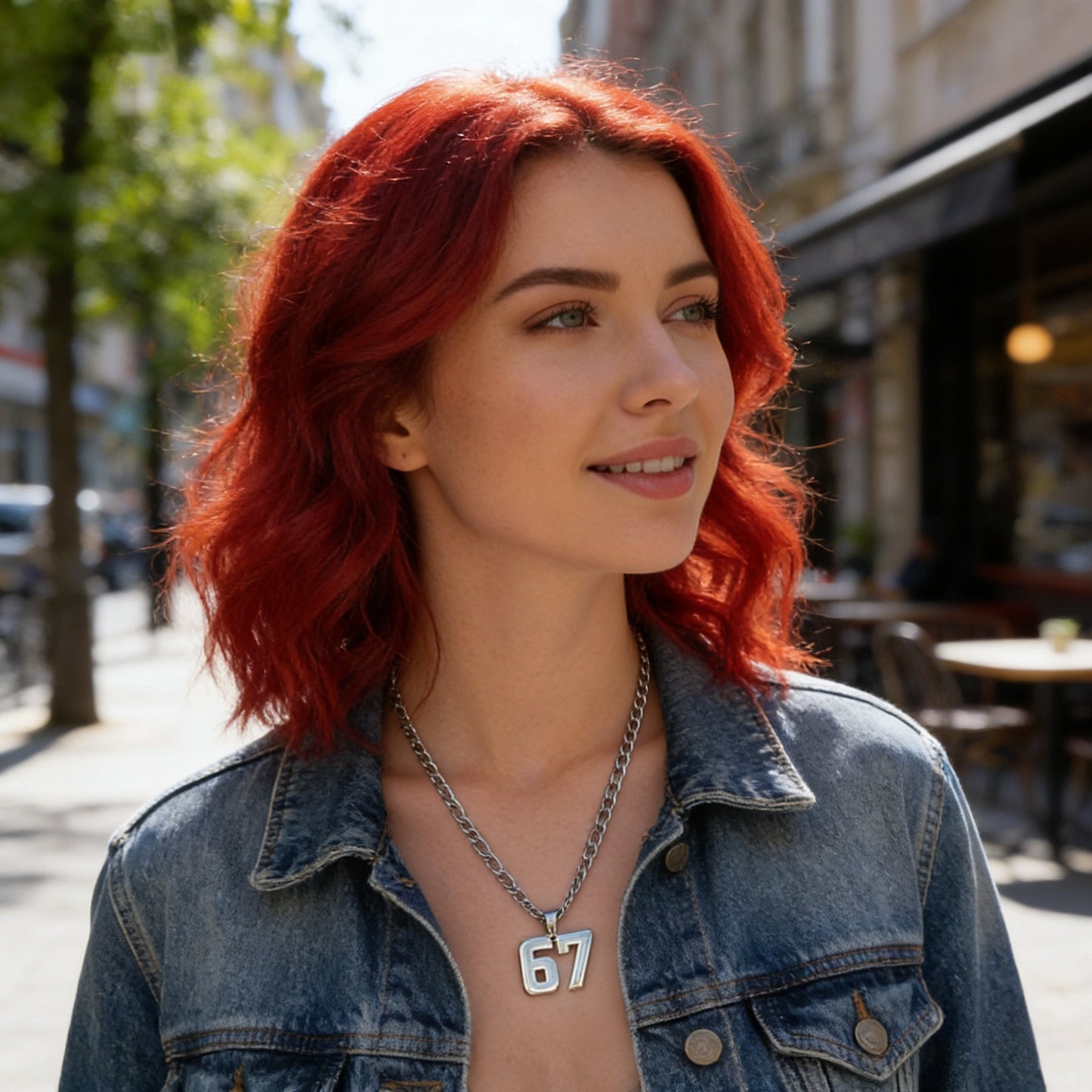 ⛄ Offre Spéciale Hiver：60 % de réduction🔥Exprimez-Vous avec le Pendentif Chiffre 67 - Un Accessoire Unique & Audacieux