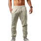 Pantalon pour homme confortable et respirant en lin