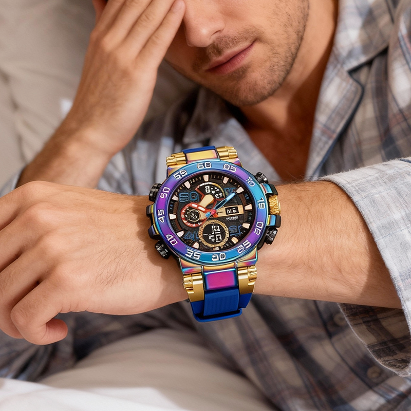 ⌚ 50 % DE RÉDUCTION ! ✨ Montre LED multifonctionnelle - Écran numérique étanche, 7 modes sportifs avec surveillance du sommeil 🌟🔋