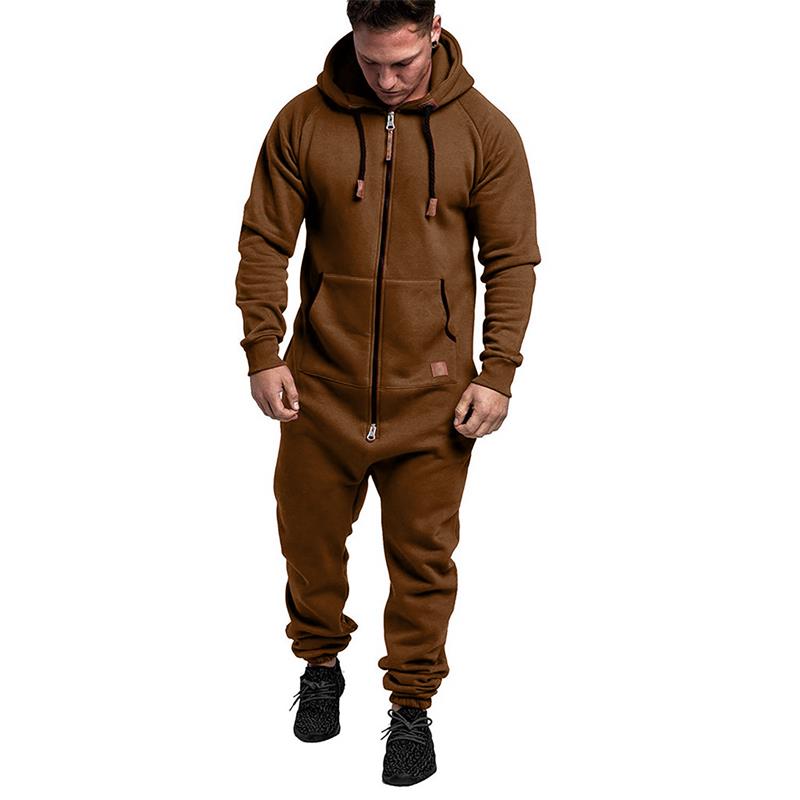 🎁 Nouveautés en promotion à 50% 💥 Combinaison à capuche en polaire uni