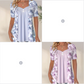 Top patchwork floral irrégulier pour femmes