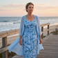 🌸👗Ensemble deux pièces fleuri élégant pour femme – le look parfait pour les vacances d'été✨