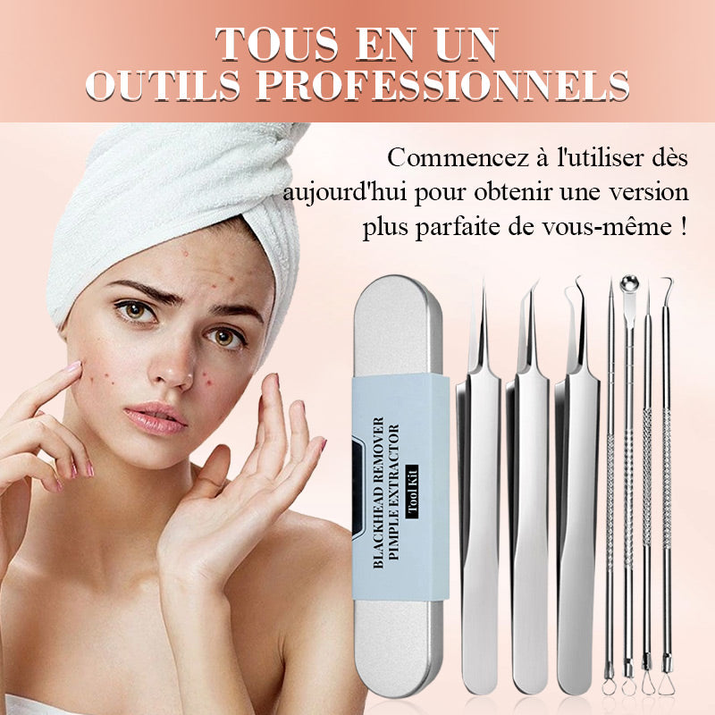 💓50 % DE RÉDUCTION💥Kit d'Outils pour l'Extraction de Points Noirs et Boutons📢📢3 dernières heures : Grande vente⏰⏰