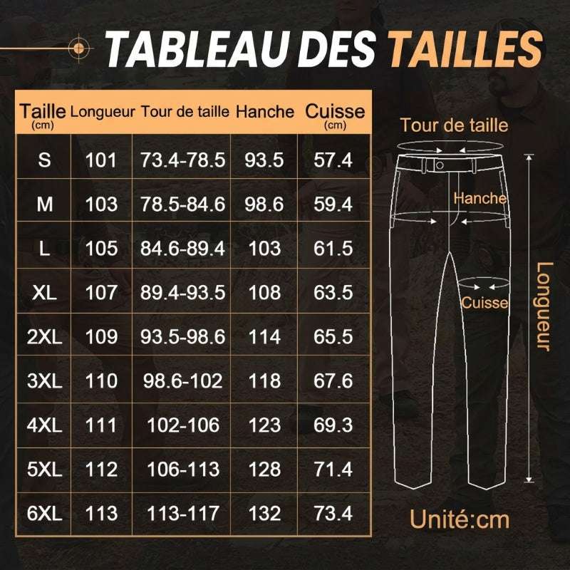 Acheter 2 livraison gratuite-Pantalon imperméable tactique