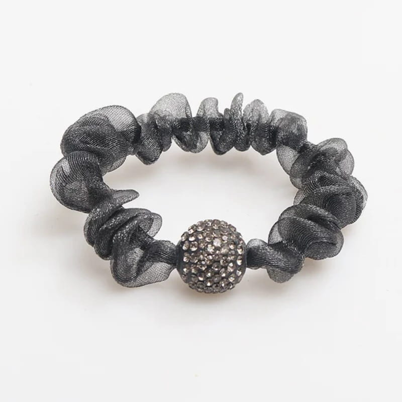 🌟Élégants élastiques à cheveux en maille strass💕
