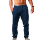 Pantalon pour homme confortable et respirant en lin