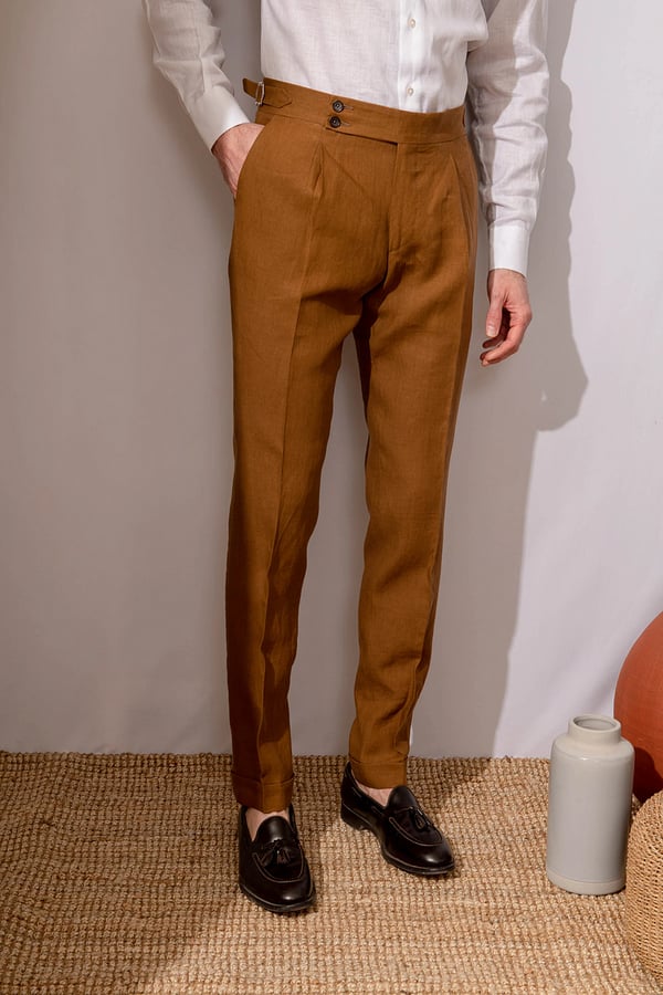 Pantalon décontracté de couleur ordinaire pour hommes