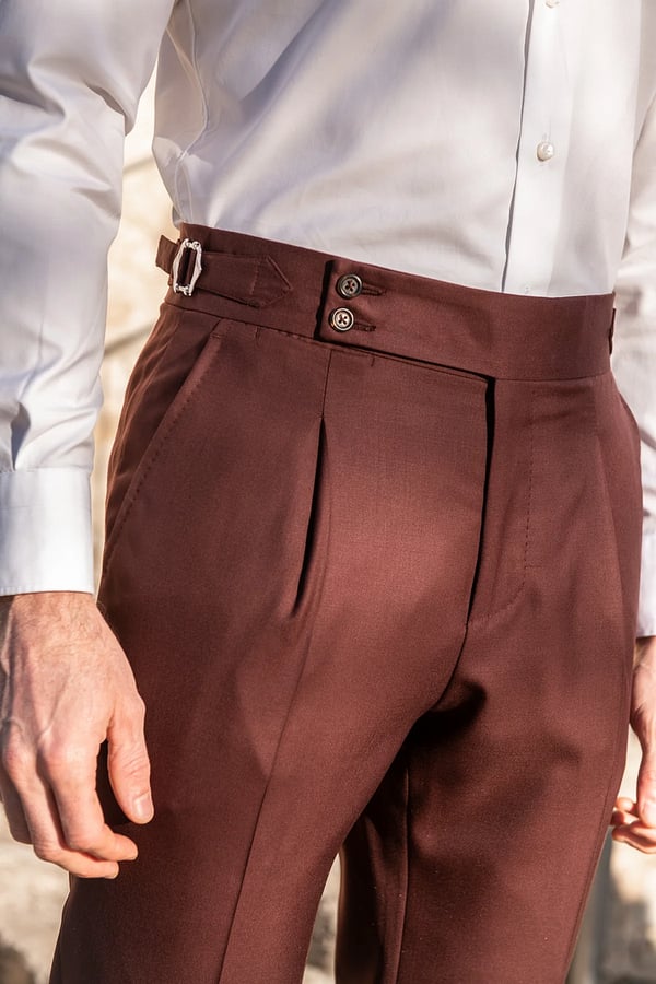 Pantalon décontracté de couleur ordinaire pour hommes
