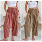 💥Offre spéciale de la semaine🎁Pantalon large en lin avec poches pour femmes