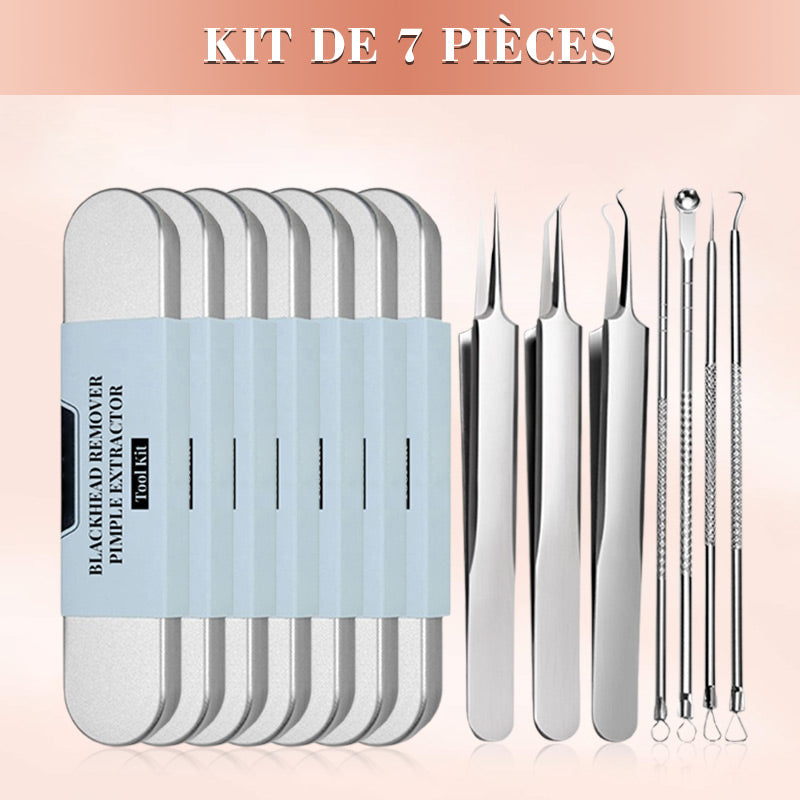 💓50 % DE RÉDUCTION💥Kit d'Outils pour l'Extraction de Points Noirs et Boutons📢📢3 dernières heures : Grande vente⏰⏰