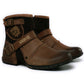 【Livraison gratuite】- Bottes en cuir style cowboy western pour hommes