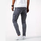 Pantalon cargo en denim stretch