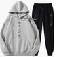 Ensemble sweat à capuche et pantalon de jogging imprimé lettres pour homme 【LIVRAISON GRATUITE】