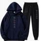 Ensemble sweat à capuche et pantalon de jogging imprimé lettres pour homme 【LIVRAISON GRATUITE】