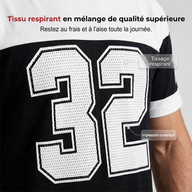 🔥👕 T-shirt Homme Imprimé Graphique – Coupe Relax & Tendance Quotidienne