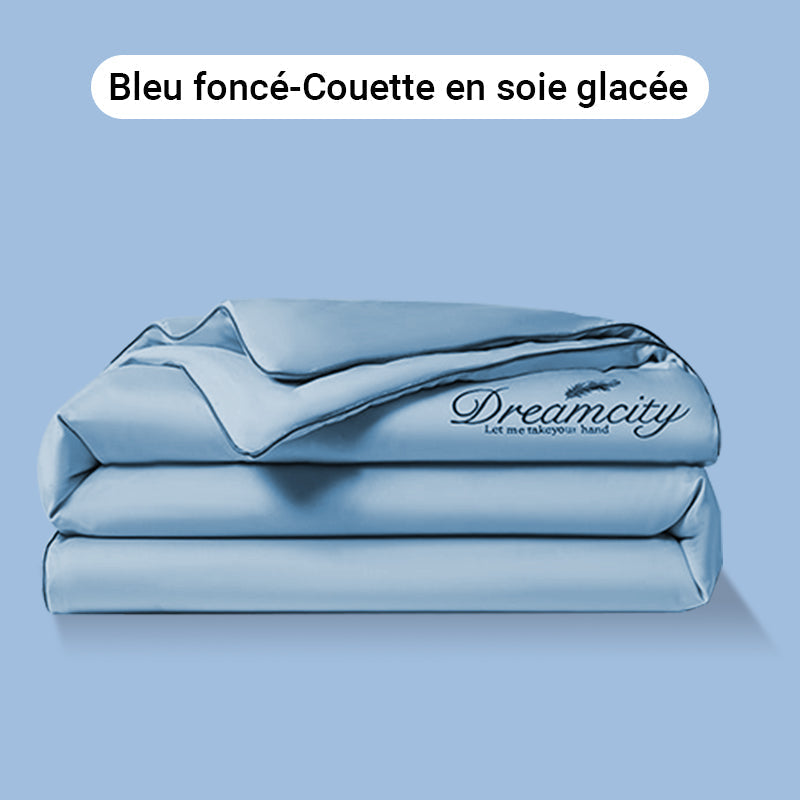 ❄️💕 VENTE DIRECTE USINE -50% ! Parure de Lit 4 Pièces en Velours Haut de Gamme – Douce, Respirante & Rafraîchissante (Tailles 1-2 Places)