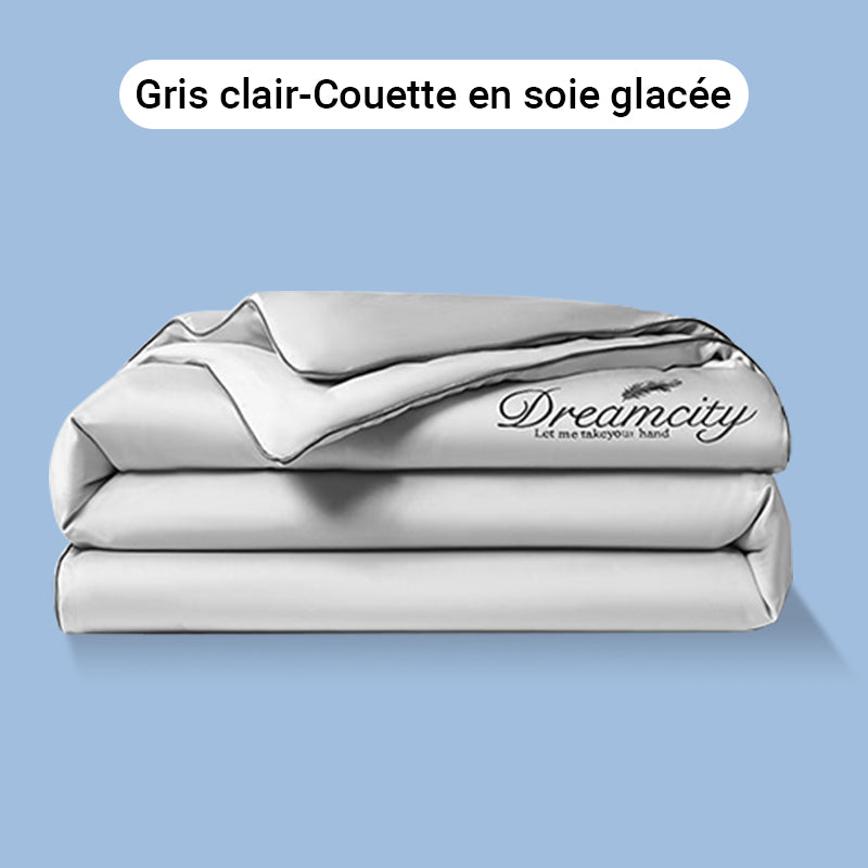 ❄️💕 VENTE DIRECTE USINE -50% ! Parure de Lit 4 Pièces en Velours Haut de Gamme – Douce, Respirante & Rafraîchissante (Tailles 1-2 Places)