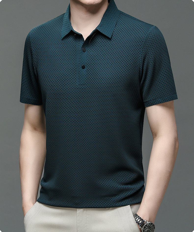 👔Chemise Homme en Soie Glacée✨Texture Luxueuse et Respirante pour Événements Élégants ou Quotidien🎩🔥
