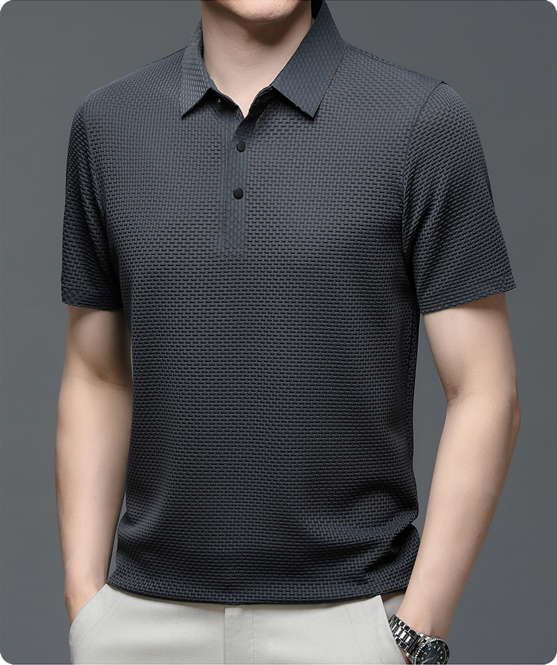 👔Chemise Homme en Soie Glacée✨Texture Luxueuse et Respirante pour Événements Élégants ou Quotidien🎩🔥