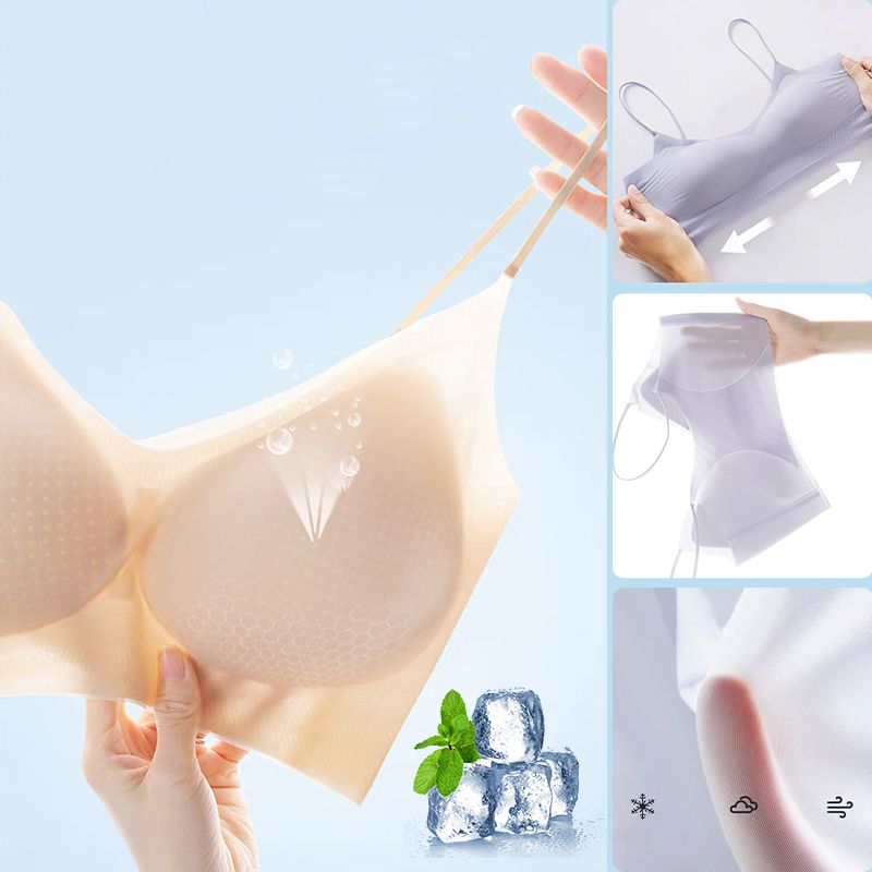 🔥Ice Silk Seamless Soutien-gorge confort d'été ultra-mince