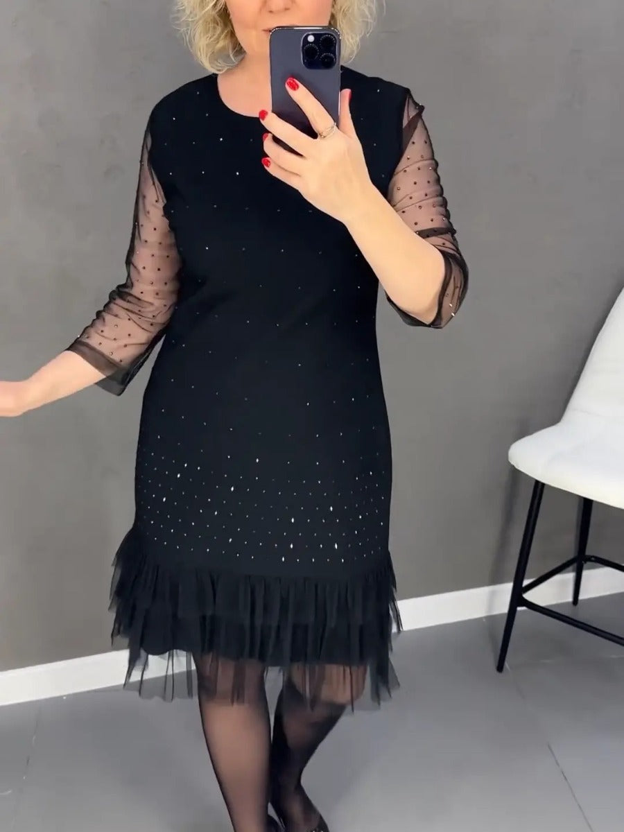 🔥 60% DE RÉDUCTION ! Robe Femme à Strass – Élégante, Confortable & Parfaite pour Toutes Occasions