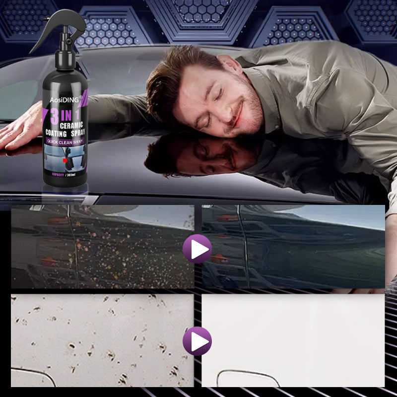 🚘offre limitée dans le temps✨Spray de revêtement céramique automobile 3-en-1