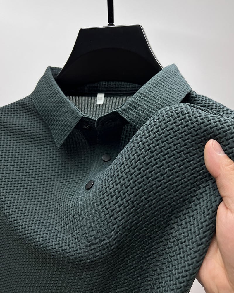 👔Chemise Homme en Soie Glacée✨Texture Luxueuse et Respirante pour Événements Élégants ou Quotidien🎩🔥