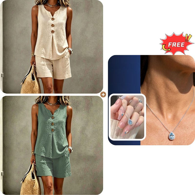 ✨ Ensemble 2 pièces – haut ample et pantalon confortable – tissu doux, taille élastiquée et nombreuses possibilités d'association – à porter séparément ou ensemble – adapté à toutes les occasions