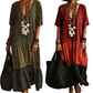 🌸🌸 50 % DE RÉDUCTION EN CE MOMENT ! 🌸🌸 Robe longue bohème élégante pour femme