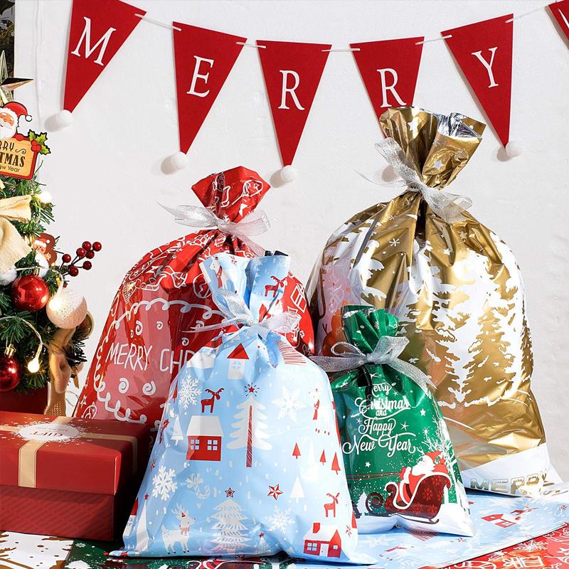 🎁The World's Best Christmas Gift Bag 50%OFF🎅Drawstrings Gift Bags
