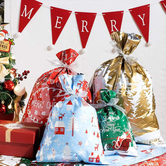 🎁The World's Best Christmas Gift Bag 50%OFF🎅Drawstrings Gift Bags