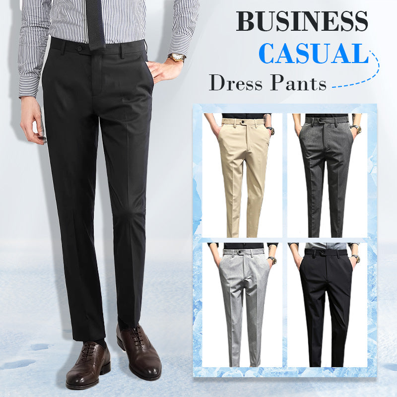 PANTALON formel solide coupe ajustée (achetez-en 2 livraison gratuite)