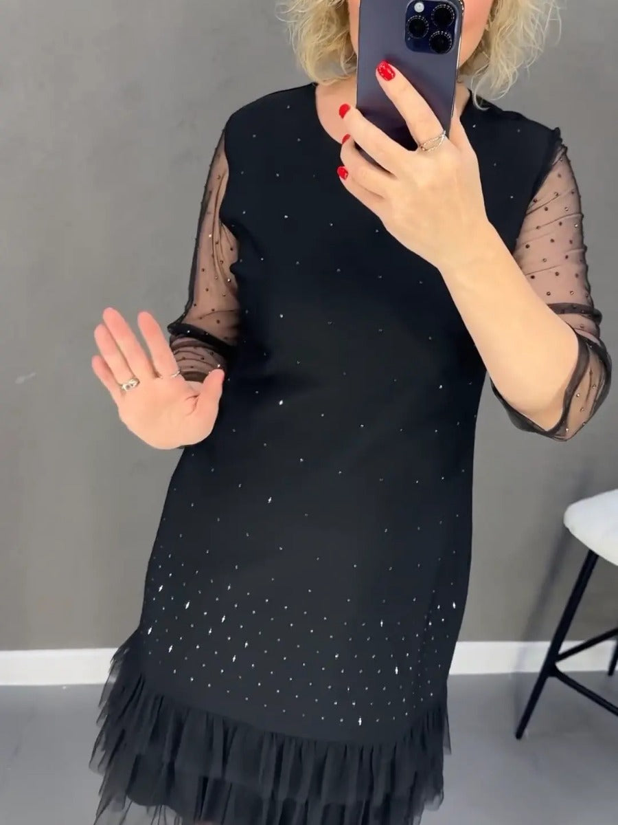 🔥 60% DE RÉDUCTION ! Robe Femme à Strass – Élégante, Confortable & Parfaite pour Toutes Occasions