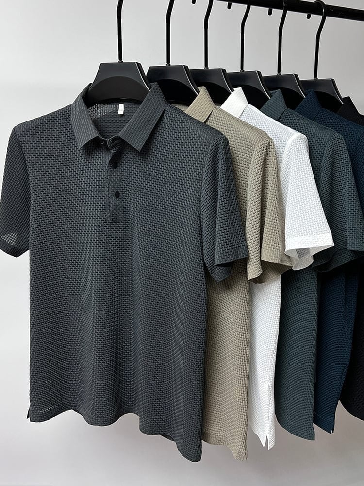 👔Chemise Homme en Soie Glacée✨Texture Luxueuse et Respirante pour Événements Élégants ou Quotidien🎩🔥