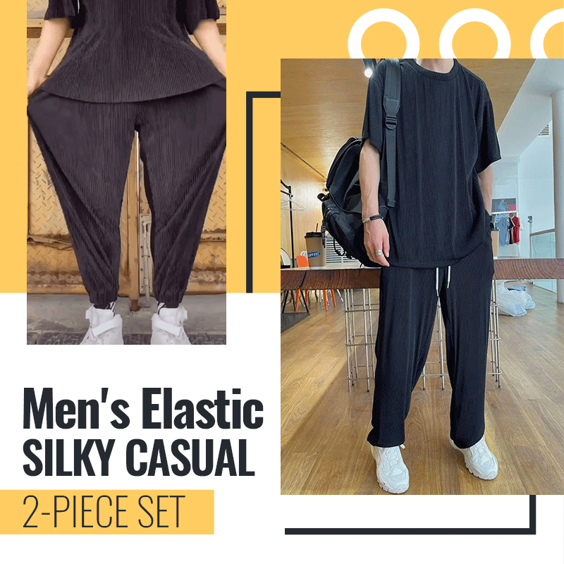 🔥🔥  Costume décontracté homme en soie de glace