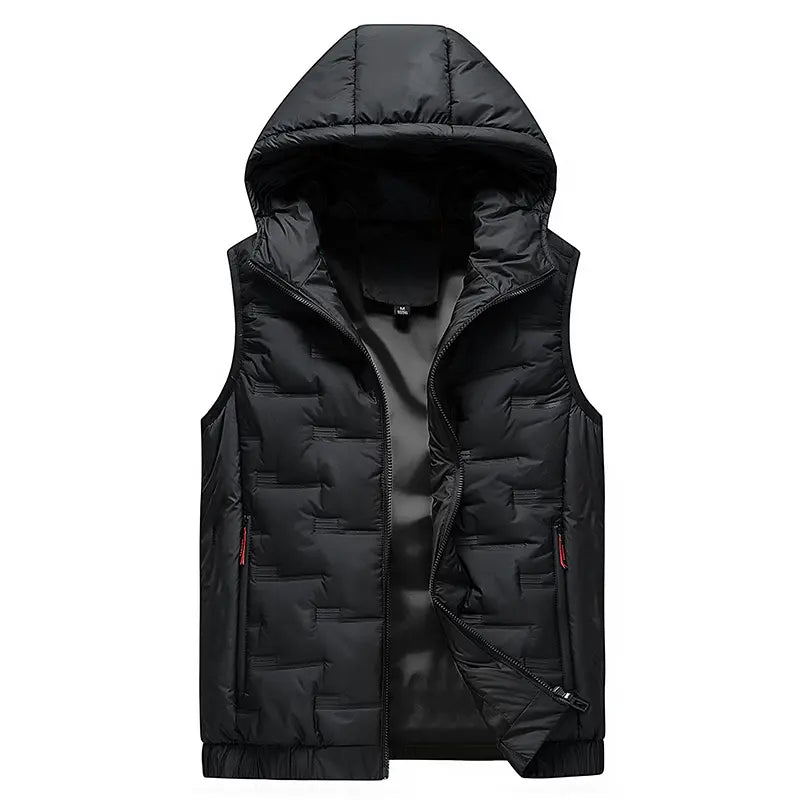 🍂 OFFRE DE SAISON · -50 % | Gilet Homme à Capuche – Léger & Facile à Superposer