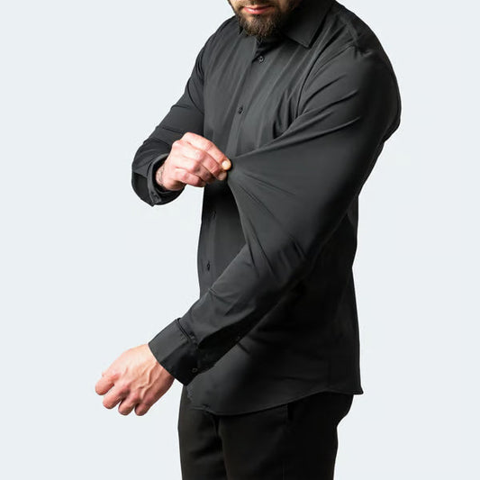 💥Offre à moitié prix🥰Chemise stretch infroissable sans repassage