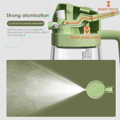 ✨💕Pulvérisateur et distributeur d'huile en verre 2 en 1/-600ml