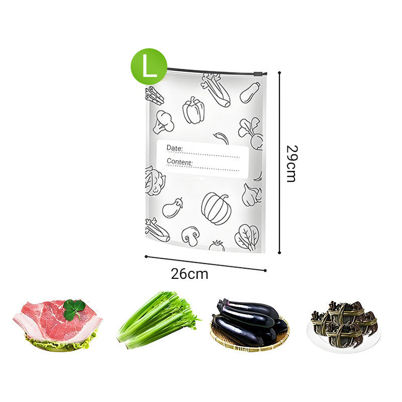 🥦 ACHETEZ 3 - RECEVEZ 2 GRATUITS ! ✨ Sacs de Conservation Aluminium Réutilisables - Garde les Aliments Frais Plus Longtemps, Écologiques et Lavables 🌱📦