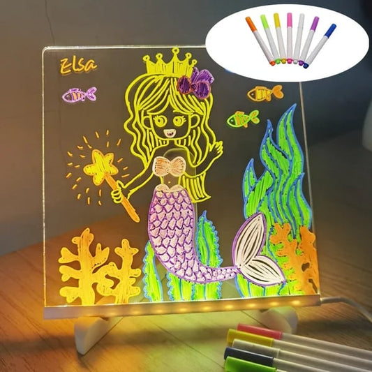 💥💥50% de réduction pour une durée limitée 💥💥🎨 Tableau de notes LED 🎁 Achetez 1 et obtenez 7 stylos de couleur gratuitement