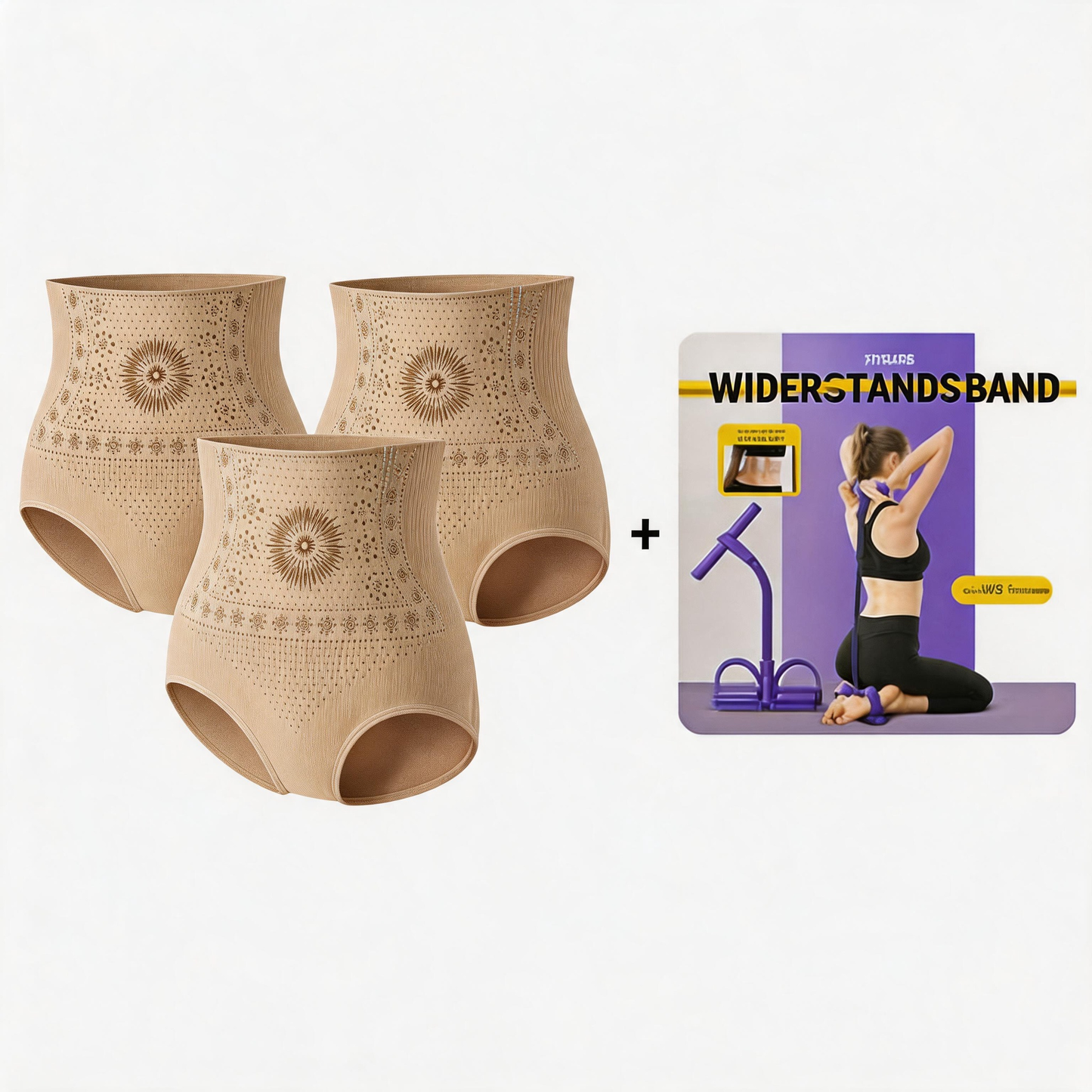 💥Short en microfibre 4 en 1 sculptant et brûleur de graisse 🌸 active la chaleur et stimule la circulation. Pour une silhouette plus ferme et plus lisse. Pas besoin de salle de sport. Un choix gainant intelligent. 🧘‍♀️